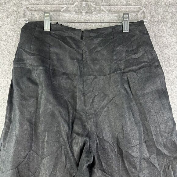 Banana Republic European Flax Linen Pants Womens 0 High Rise Volume Wide Leg NEW - Picture 13 of 16